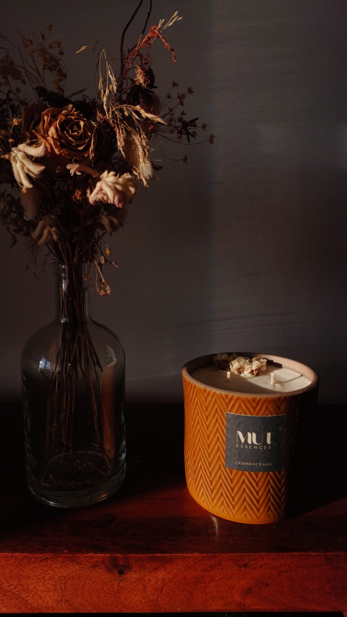 Vela em pote de Cerâmica