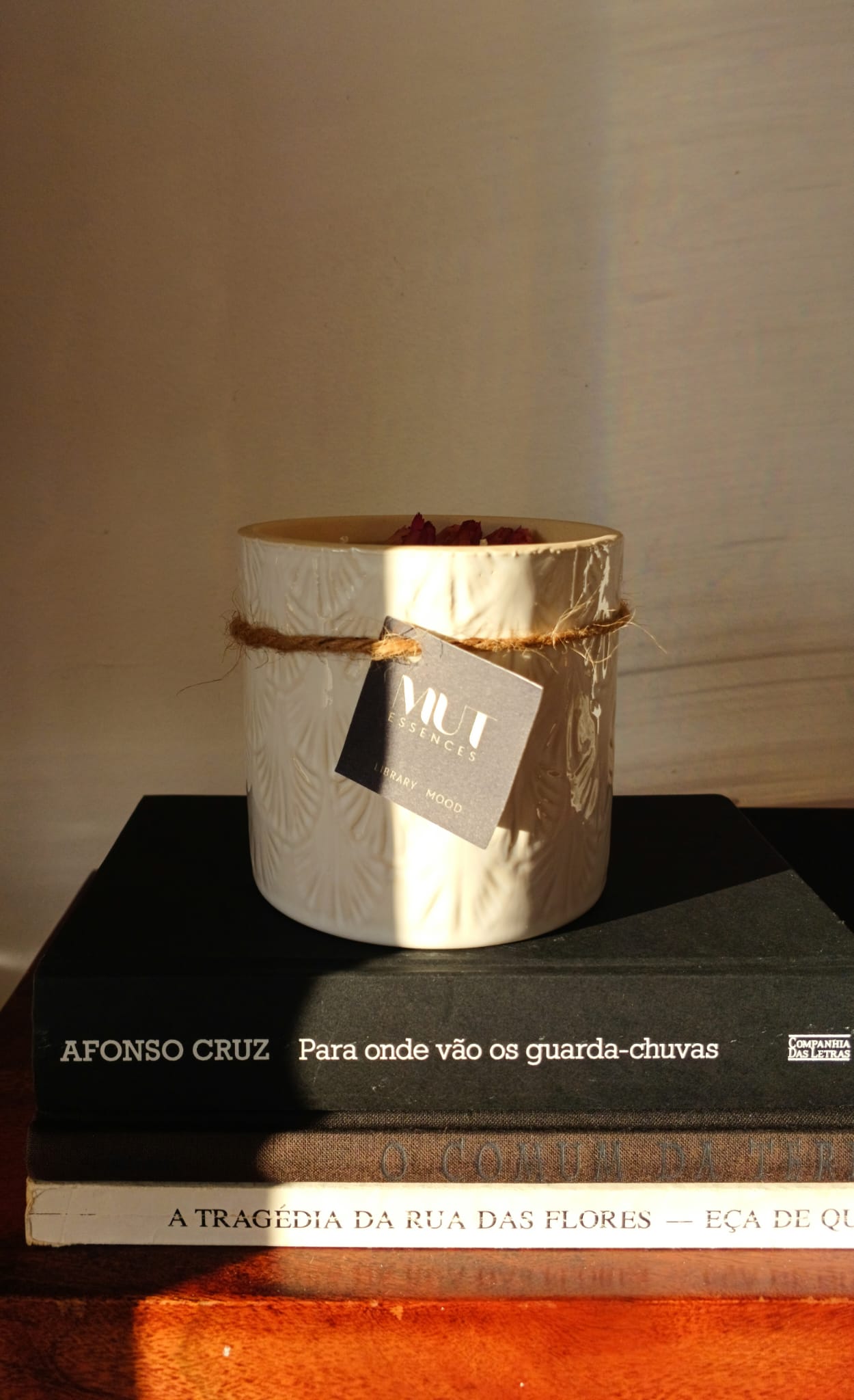 Vela em pote de Cerâmica